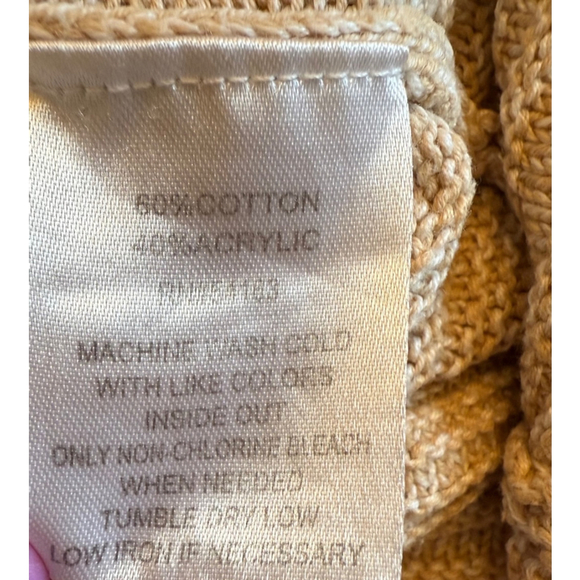 Women's Calvin Klein Beige Cowl Neck Sweater Tunic Size Medium M - Picture 5 of 9